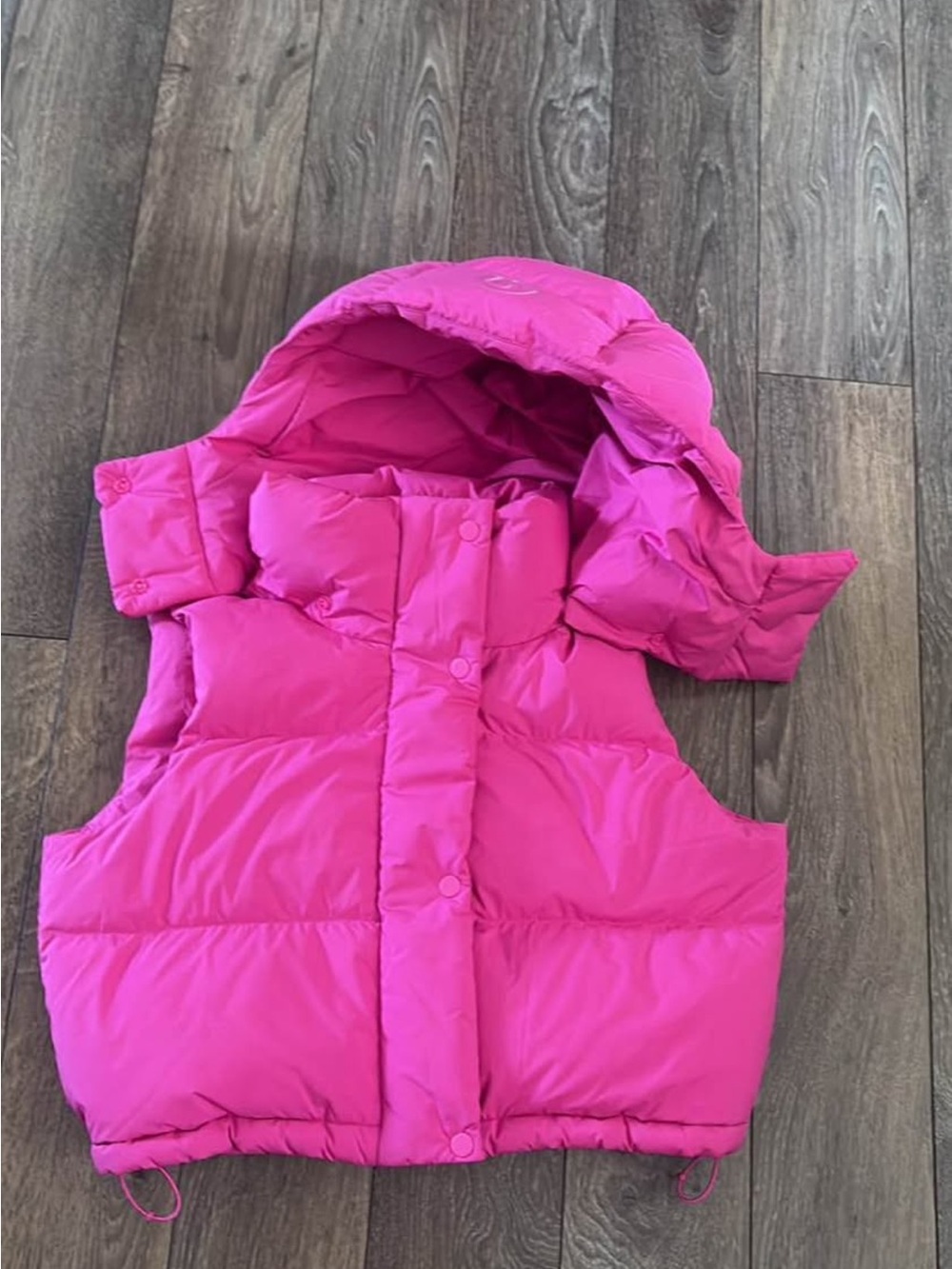 Lululemon wunder puff cropped vest